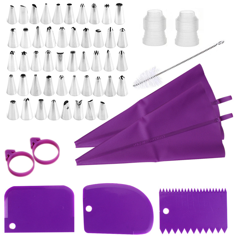 Kitchen Gadgets Deals - Set spuitzakken en spuitmondjes van roestvrij