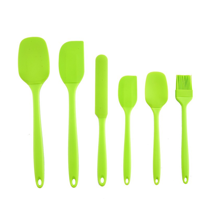 Silicone Spatula Set - Silicone keukengerei 6-delige set, crèmespatel, spatel,