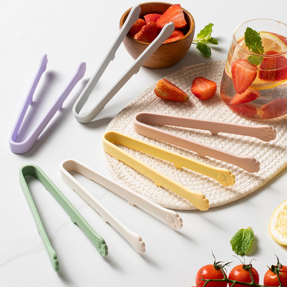 Kitchen Gadgets Deals - Leuke Kat Poot Siliconen Voedseltangen Veelkleurige