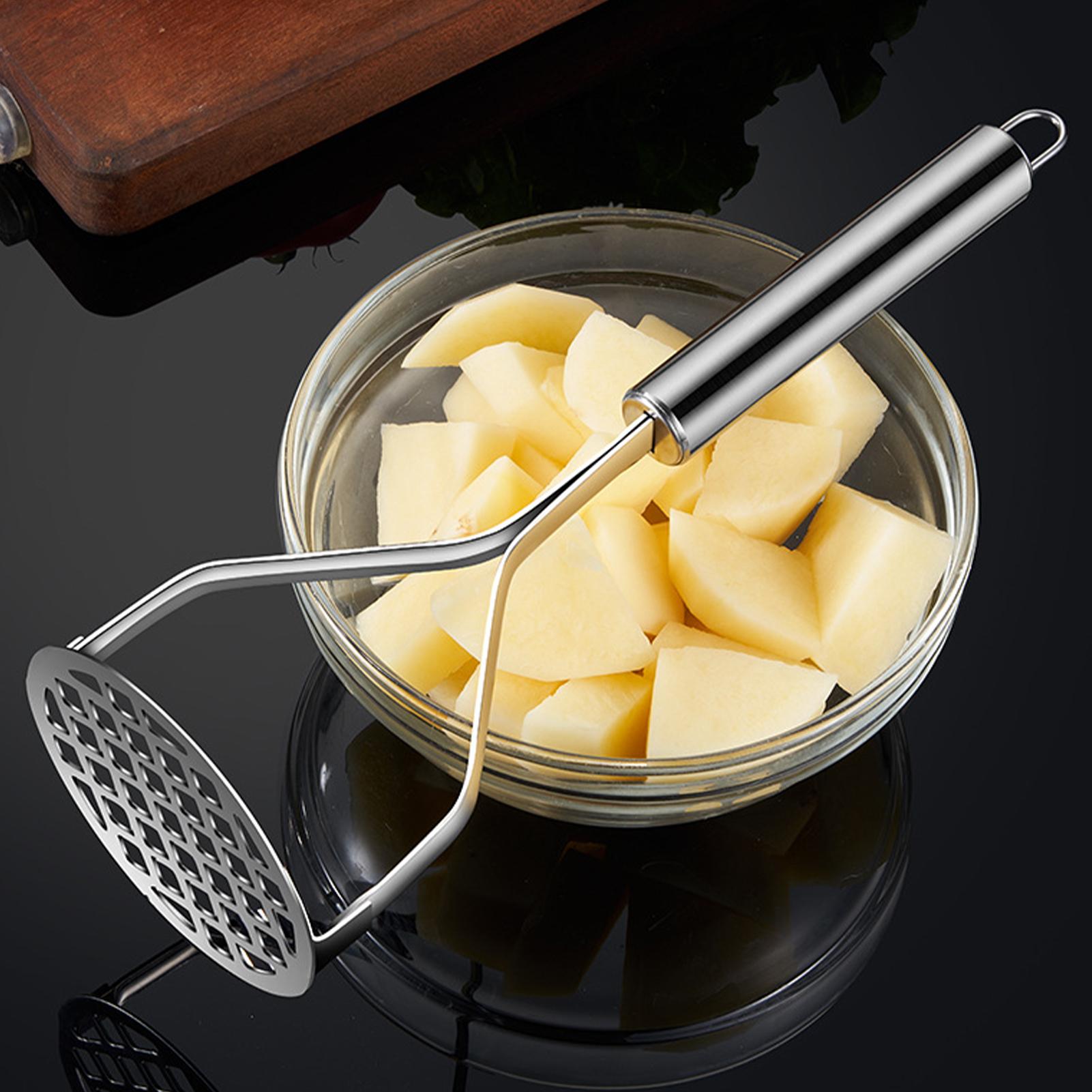 Kitchen Gadgets For Men - Handmatige roestvrijstalen aardappelstamper Fruit Groente Drukslibmachine