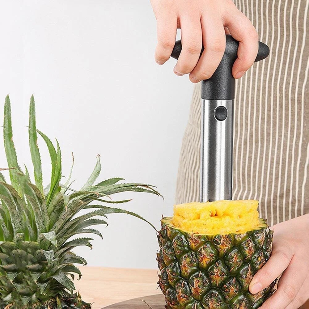 Kitchen Gadgets Smart - Spot roestvrijstalen ananasschiller Ananasboorsnijder Fruitsnijder Gemakkelijke