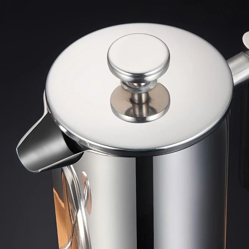 French Press Coffee Maker - Elegante 350ml RVS French Press Koffiezetapparaat