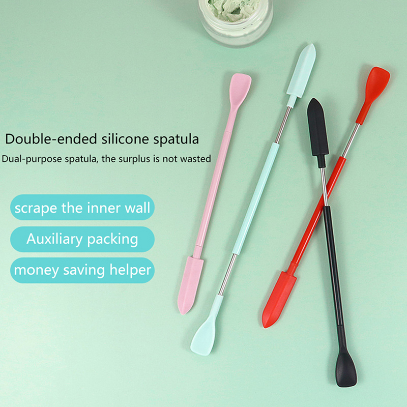 Silicone Spatula Set - 1 Stuks Siliconen Dubbele Kop Schraper