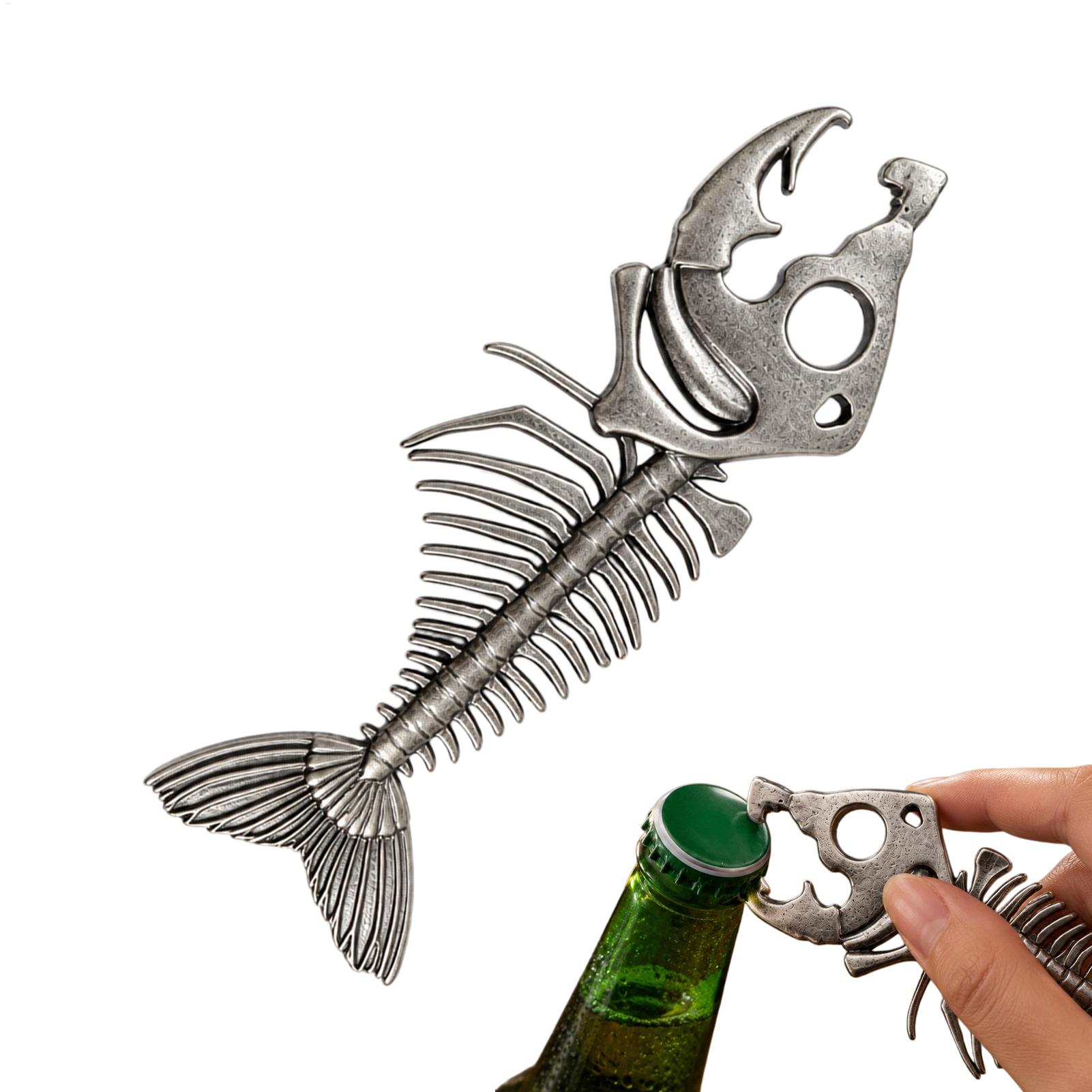 Kitchen Gadgets Home Party - Visgraat-flesopener Creatieve Legering Bieropener Bar Gereedschap