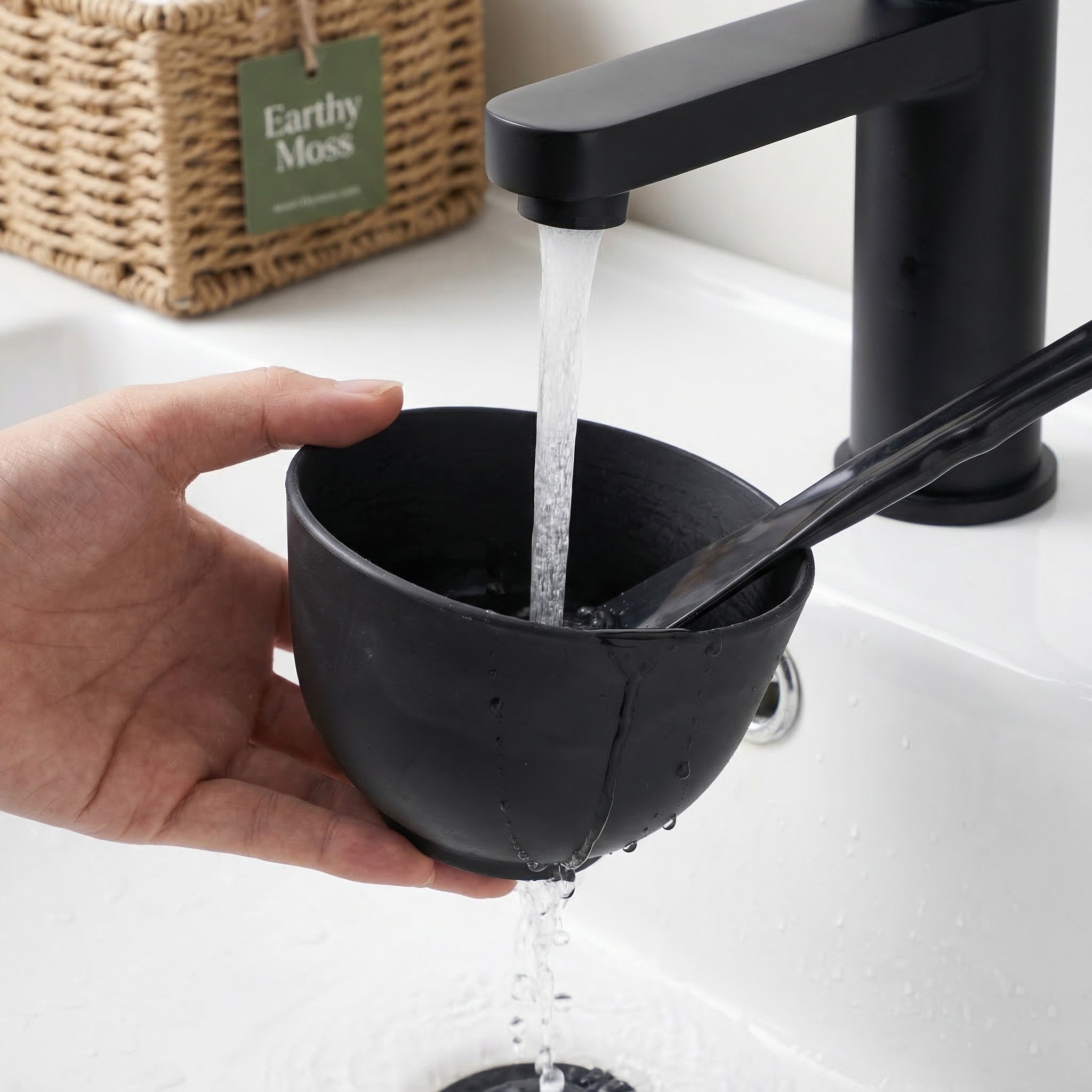 Silicone Spatula Set - 1Set siliconen gezichtsmasker komset met ergonomische