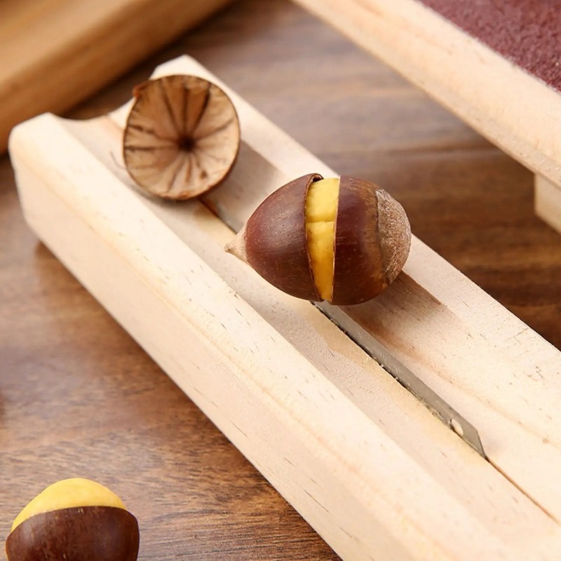 Kitchen Gadgets Save Time - Gemakkelijk kastanjecracker- en dunschillergereedschap - Bespaart