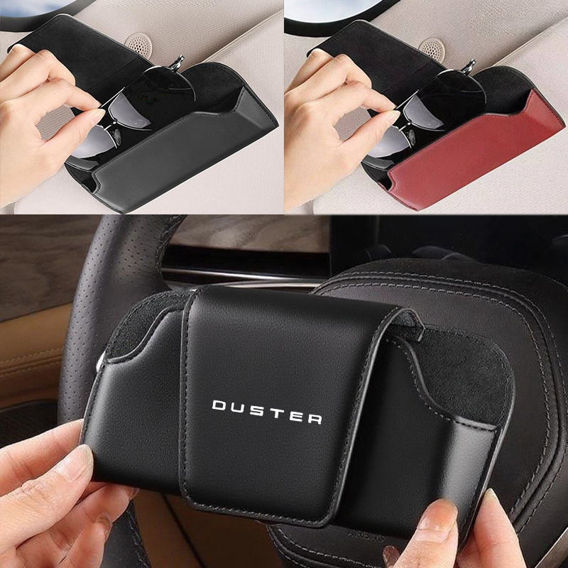 Kitchen Gadgets 2025 - Auto Zonneklep Lederen Auto Zonnebril Clip
