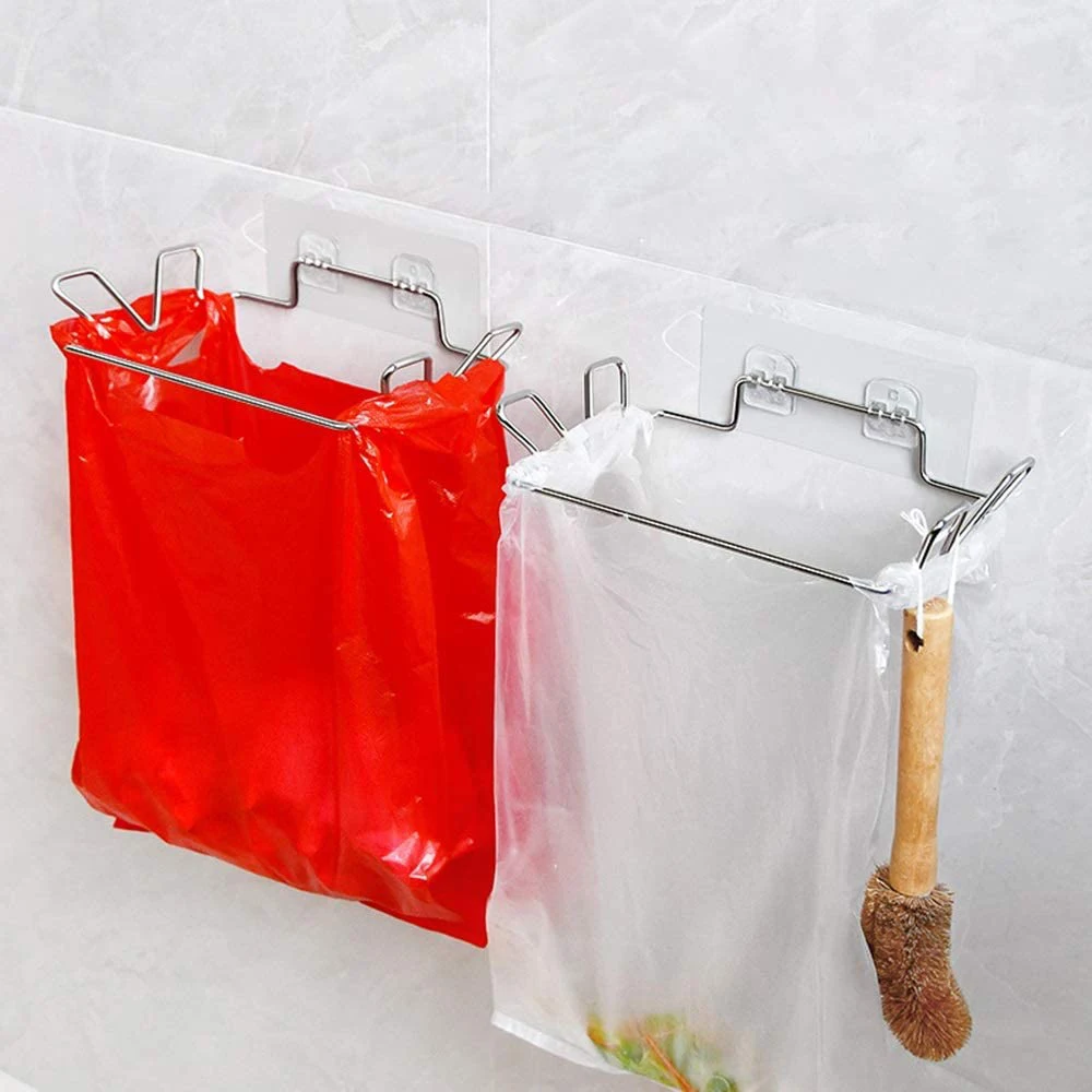 Kitchen Gadgets Wallpaper - 2 stuks afvalrek voor keuken roestvrij
