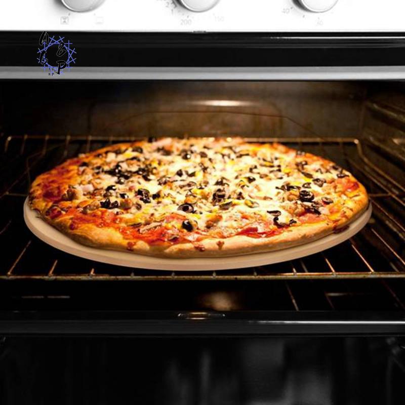 Pizza Stone Baking - A68P-Pizzasteen 15 inch ronde baksteen voor