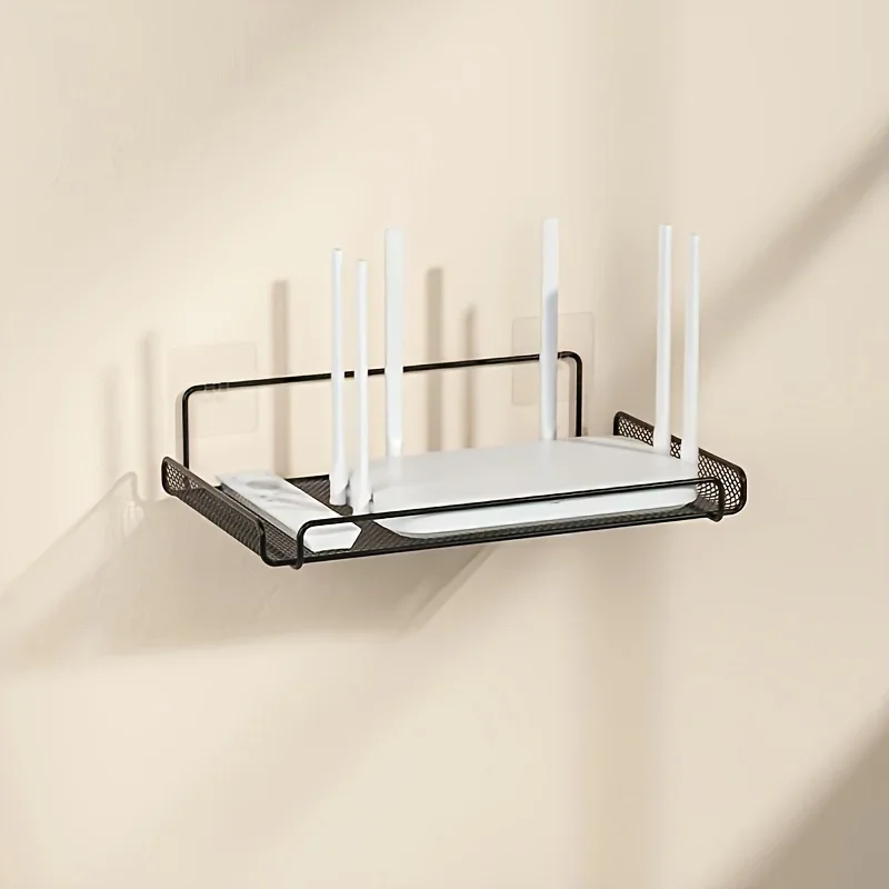 Kitchen Gadgets Best - Roestvrijstalen routerplank zonder boren, WiFi wandmontage