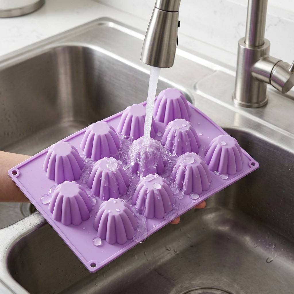 Kitchen Gadgets Deals - 12-holtes mini-spiraalvormige siliconen mal, swirl-vorm, cake-decoratiegereedschap,