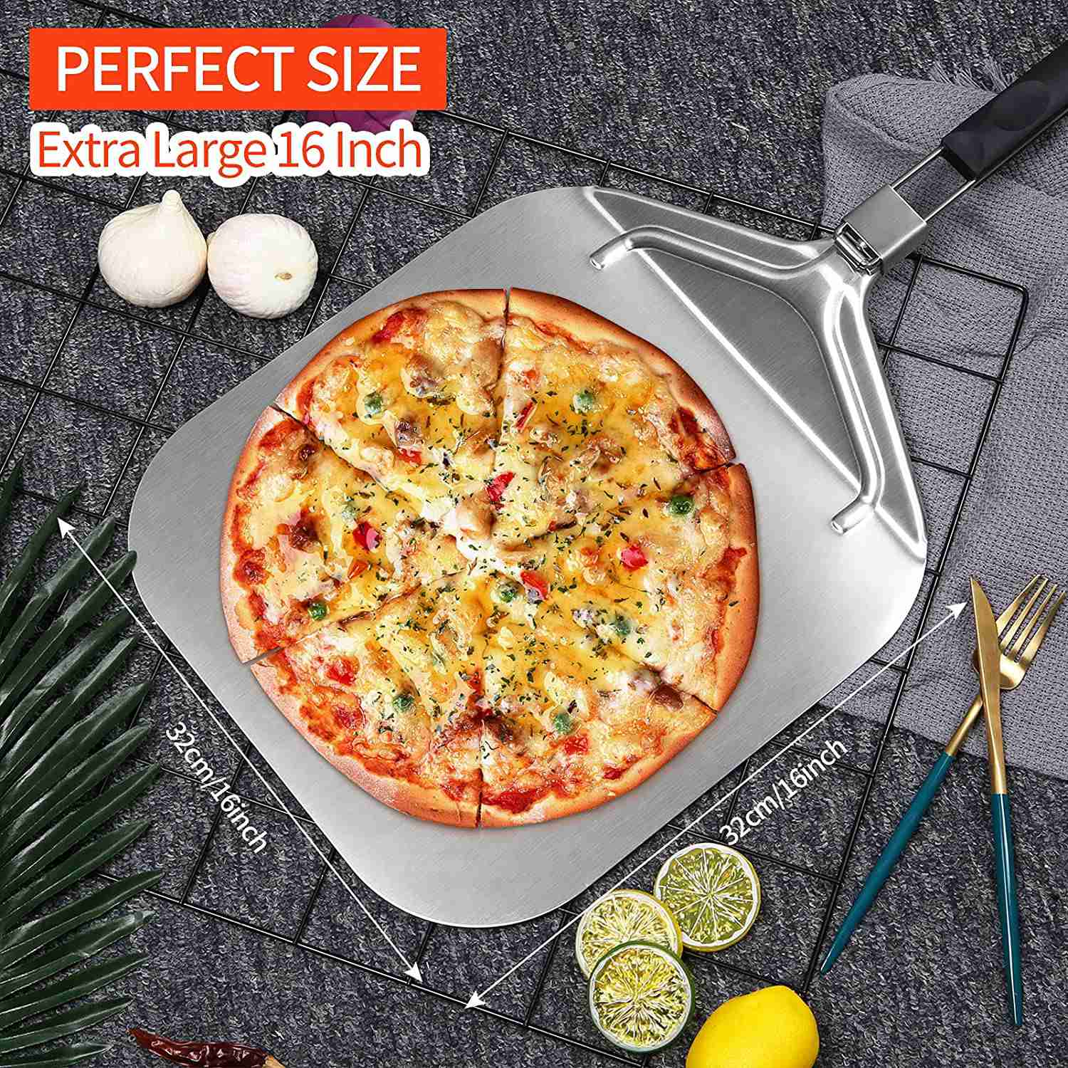 WSFS! Opvouwbare aluminium piz - Pizza Stone Baking recensie en prijs