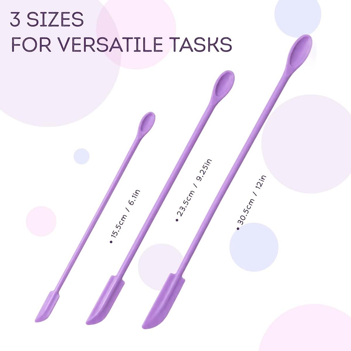 3-delige siliconen make-upspat - Silicone Spatula Set recensie en prijs