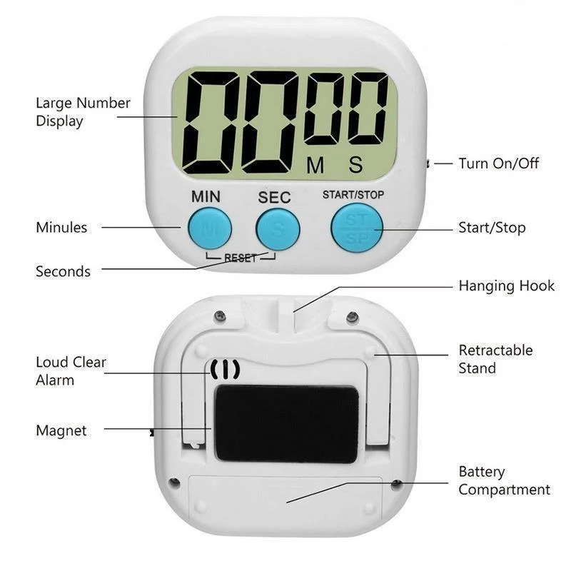 Mini digitale keukentimer Grot - Kitchen Gadgets Smart recensie en prijs