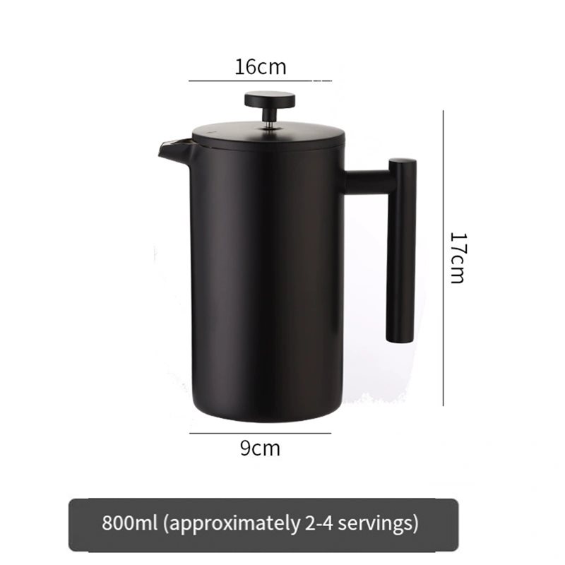 ABCA-Koffiezetapparaat, Duurza - French Press Coffee Maker recensie en prijs
