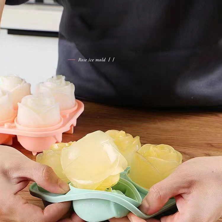 3D Rose Ice Mallen 4 Gaten Ijs - Kitchen Gadgets Deals recensie en prijs