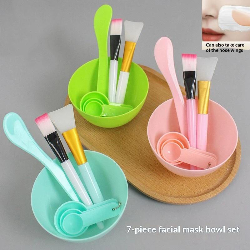 【7-delige DIY gezichtsmasker m - Silicone Spatula Set recensie en prijs