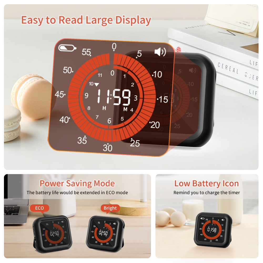 Mode Visuele Timer Oplaadbare  - Kitchen Gadgets Smart recensie en prijs