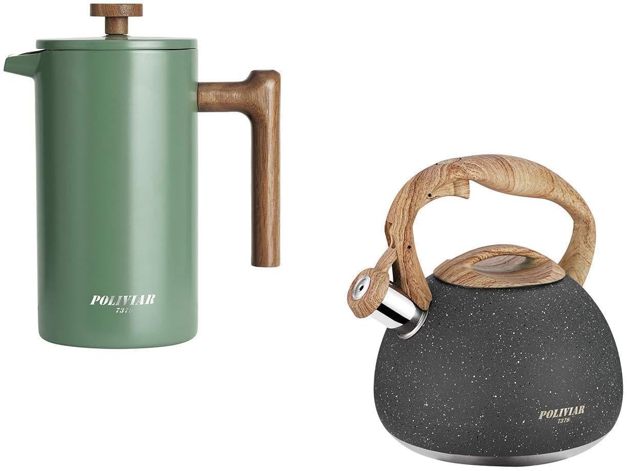 POLIVIAR 34 oz French Press Ko - French Press Coffee Maker recensie en prijs
