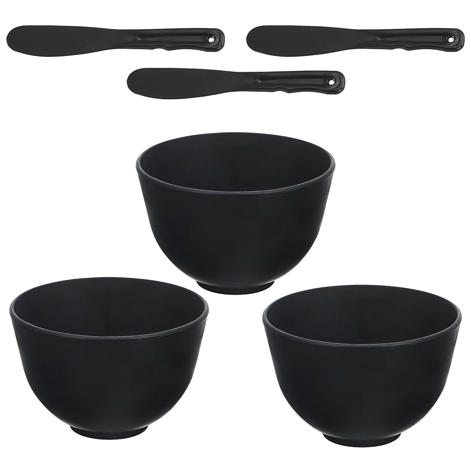 1Set siliconen gezichtsmasker  - Silicone Spatula Set recensie en prijs